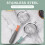 Stainless Steel Mesh Strainer with Silicone Handle 2PCS 7