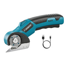 Cordless Electric Scissors Rechargeable 2000Mah with Safety Lock