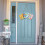 Rustic Wood Door Sign Hello Summer Wall Decor 2