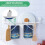 Topflappen, hitzebeständig, 2er-Pack, Design mit Nachthimmel und Fischen 6