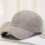Corduroy Baseball Cap Solid Color Adjustable Peak Hat 3
