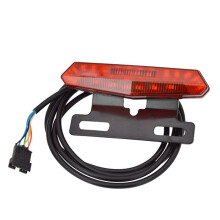 36V/48V Electric Bicycle Highlight Tail Light Brake Light Night Riding Light Scooter LED Steering Light