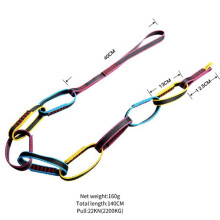 UtomhuskläTtringsutrustning Downhill Forming Ring Sling Daisy Chain Daisy Rope Nylon Daisy Chain Personligt Ankarsystem