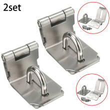 Dreamhall Stainless Steel 90 Door Hasp Latch 2mm 2Pcs