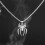 Spider Necklace Hip-Hop Style Silver Unisex 2