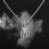 Spider Necklace Hip-Hop Style Silver Unisex 3
