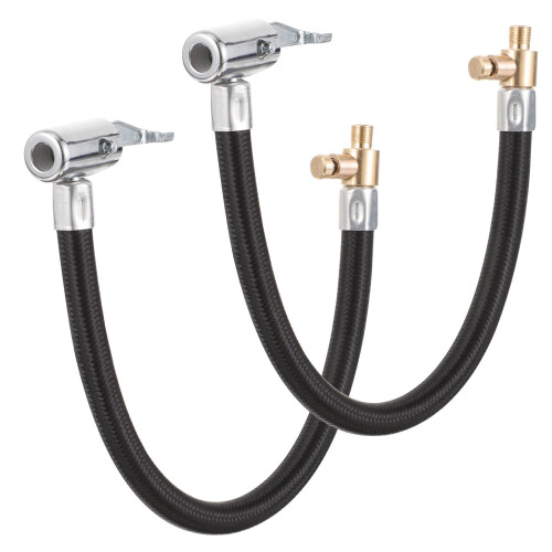 Metal High-Pressure Air Hose for Compressor 2 pcs 2