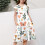 Mädchenkleid mit Blumenmuster, Volantärmeln und Taille 5