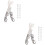 Sneakers Skate Ice Skates Hard Structure Blades 2 Sets 6