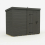 8x4 Pent Composite Shed Tanalised (Single Door, No Windows) 2