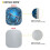Ombrellone da sole Ocean Dolphin Blue Flower, 2 pezzi 2