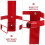 UTV Fire Extinguisher Wall Mount Set 11.6x4.5x4.5 in 3