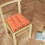 Coussins de siège carrés épais pour chaises standard d'intérieur 4