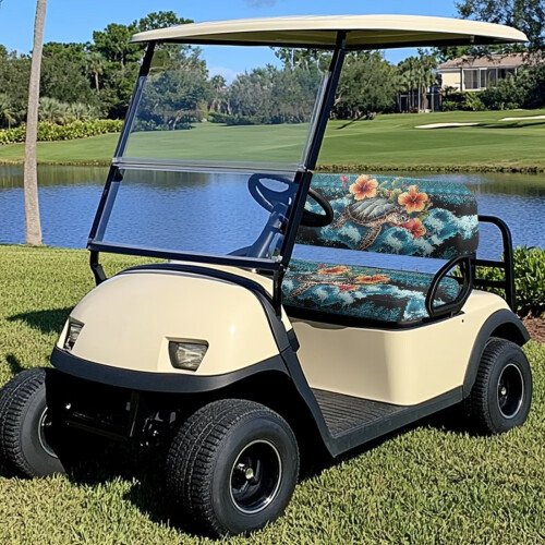 Aztec Tribal Golfvagnsöverdrag i Polyester, Halkfri 1