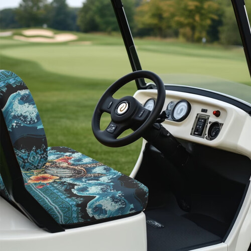 Aztec Tribal Golfvagnsöverdrag i Polyester, Halkfri 2