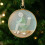 Acryl kerstornament 2D platte hanger feestdag 4