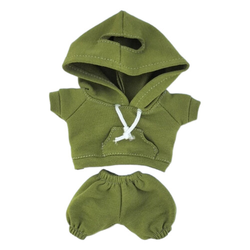 17cm Doll Clothes Set Hoodie Outfit Soft Replacement