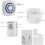 WYJ Motion Sensor Alarm Wireless Driveway Alert Home 3