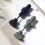 Punk Nail Screw Ear Stud 1 Piece White 2