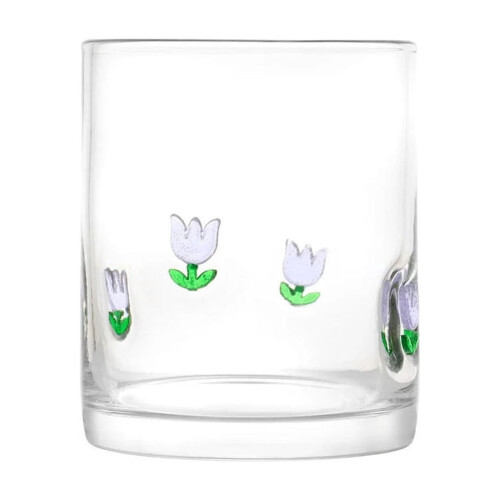 Verre transparent décoré pour Pâques, 35 cl 1