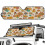 Foldable Yellow Mushroom Sun Shade for Jeep Wrangler 2