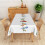 Nappe rectangulaire aquarelle colibri 152 x 259 cm 5