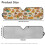 Foldable Yellow Mushroom Sun Shade for Jeep Wrangler 7