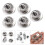 Butterfly Pin Backs Stainless Steel 5 Pieces 2