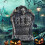 Halloween Animatronic Zombie Gravsten med Rörelsesensor 5