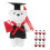 Graduation Bear Decorative Keepsake Set 10 Pieces 6