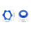 Bicycle Center Lock Adapter with Lock Rings and Spacer for 3