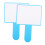 Dry Erase Paddle for Classroom Teaching Blue 2 pcs 6