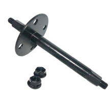 Exercise Bike Axle Pedal with 2 Nuts 20mm x 165mm