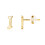 TURANDOSS Sterling Silver Initial Stud Earrings for Women 1