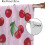 Pink Cherry Fruit Window Curtains Blackout 84x84 Inch 5