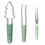 Watermelon Cutter Slicer Fork Stainless Steel 3-in-1 1
