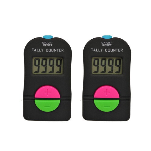 Digital Hand Tally Counter Electronic Clicker 2 Pack 1