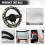Rose Print Steering Wheel Cover 15 inch 5