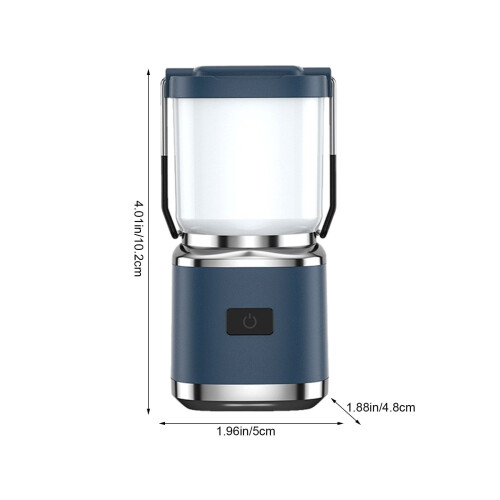 Tragbare, per USB aufladbare LED-Campinglaterne mit Typ-C-Anschluss 2