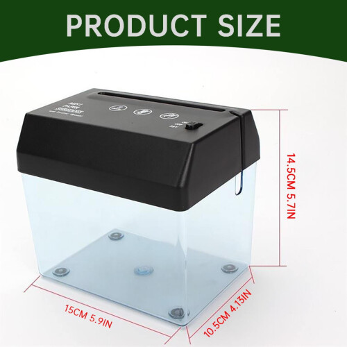 Portable Automatic Shredder Mini USB Paper Shredder 1