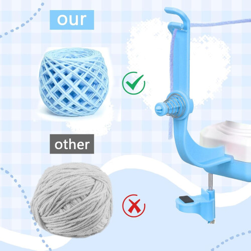 Electric Yarn Winder Dual-Spring Blue 10 oz 2