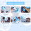 Electric Yarn Winder Dual-Spring Blue 10 oz 4