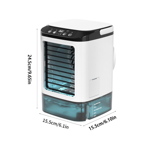 USB Mini Air Cooler with Ice Compartment 900ml Quiet 1