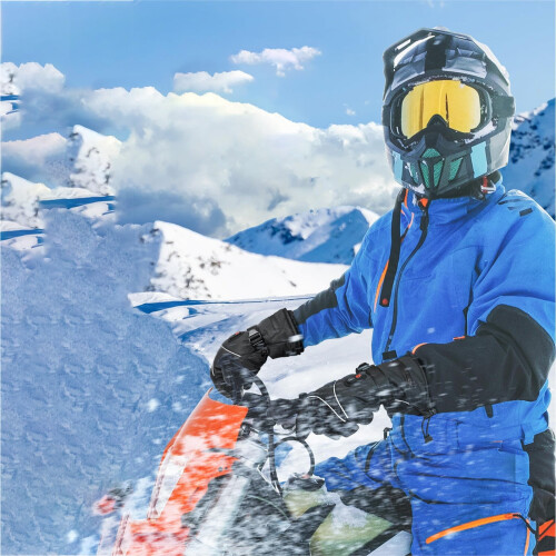 Heated Reusable Touchscreen Gloves for Winter Outdoor Use 1