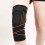 Knee Sleeve Compression Tear-Resistant 1 Pair Orange Black M 5