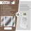 LED Travel Makeup Mirror Rechargeable Trifold 78 LEDs 5