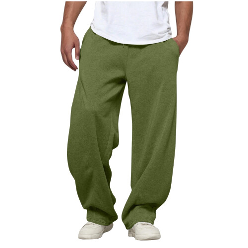 Men's Athleisure Joggers Loose Fit Quick Dry Polyester 1
