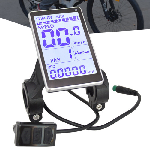 LCD Speedometer Display for Electric Bikes with Control 1