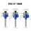 Z4 Corner Round Router Bit Set R1 R2 R3 3 pcs 2
