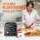 Black Toaster 2-Slice Extra-Wide Slots 7 Shade 900W 2